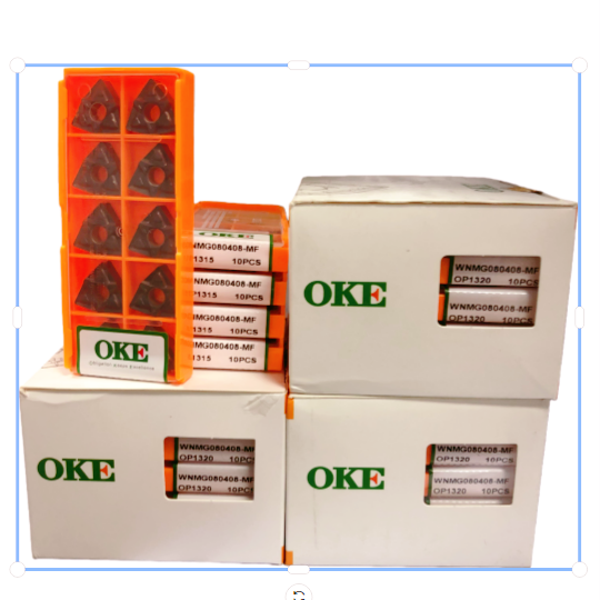 Original OKE WNMG080408 Carbide Turning Insert Indexable Tool for 40-50 HRC Steel Inserto CNC Indexable Cutting Tools