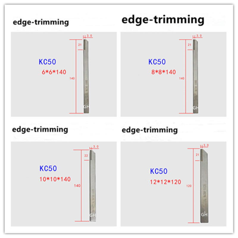 Brazed turning tool types