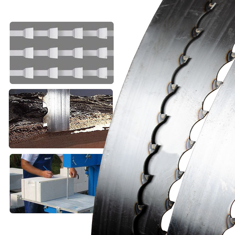 Factory Direct Sales Industrial Laser Welded Band Saw Blade High Hardness Alloy Steel Carbide Blades