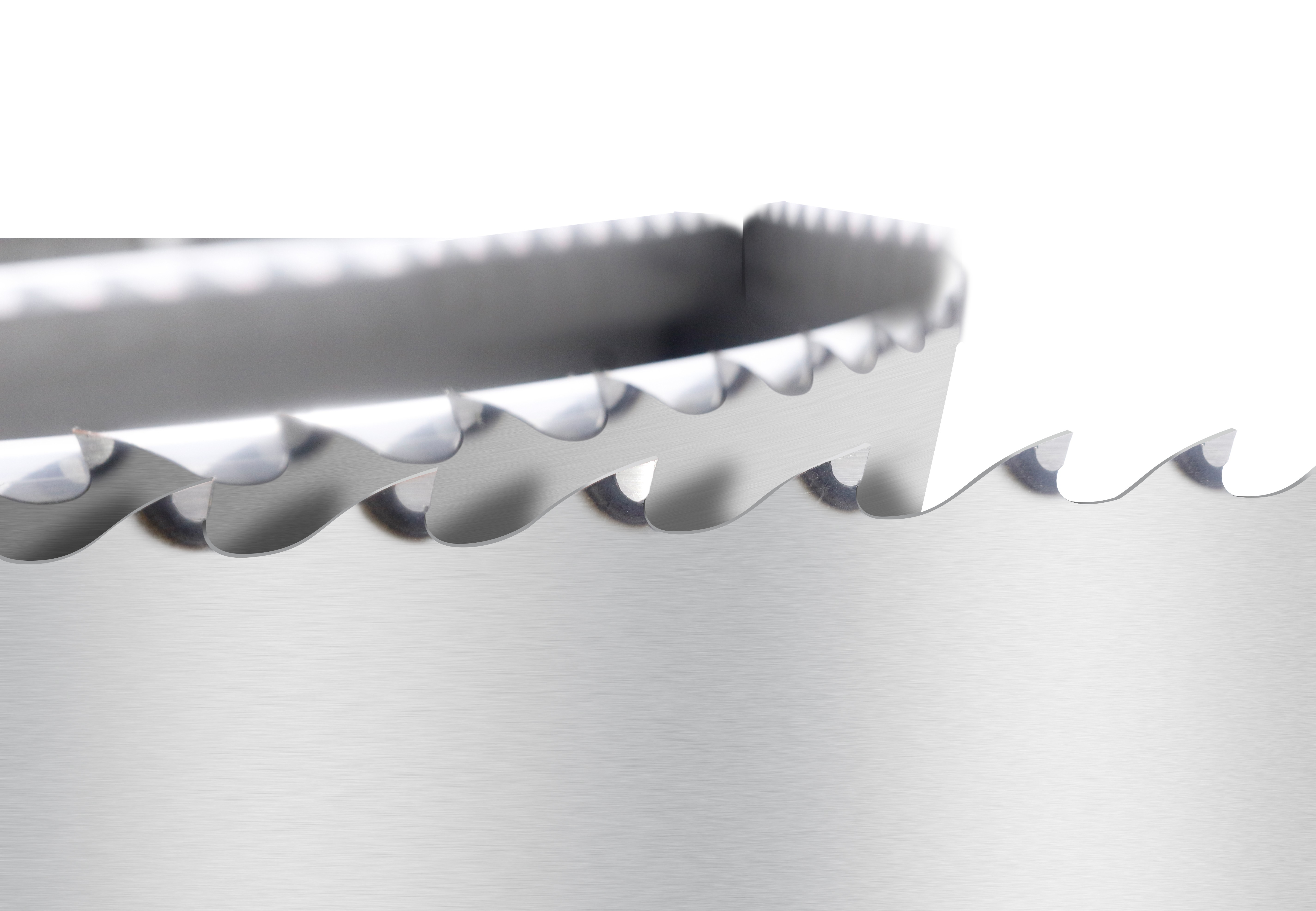 High Frequency Welded Stellite Band Saw Blade For Sawmill Alloy Steel Material OEM CNC Sharpening For Cutting Wood MUWEI Brand