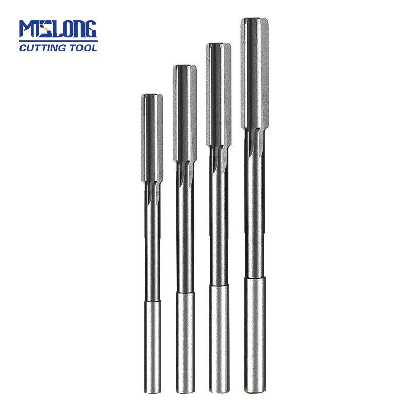 MTS Hand Reamer Carbide Carbon Steel Reamer H7 H8 H9 DIN206 HSS 316 Straight Shank Spiral Flute Hand Chucking Reamer