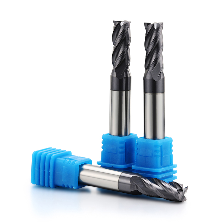 China Manufacturer High Quality Oem Custom Solid Carbide Square Ball Nose End Mill CNC Milling Cutter for Metal