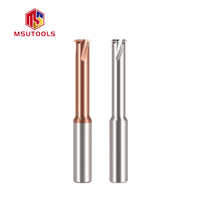 Solid Carbide Thread Milling Cutter Threading Tool Mill for Aluminum Thread Angle 60 Degrees