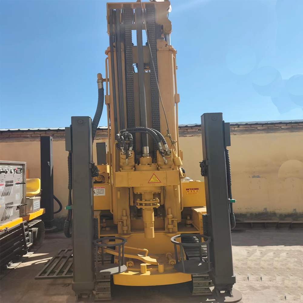 HOT SALE Diesel Automatic Rotary BX300B Drill Rig Machine With Engine &amp; Bearing For Deep Well Water Drilling Movable
