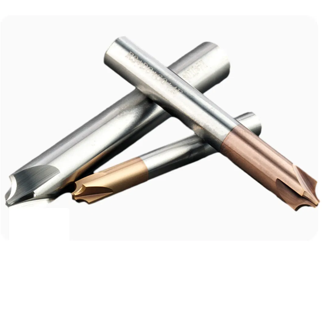 HRC60 Logo Custom Spiral Thread Chamfer Arc R Angle 60-Degree Internal R Milling Cutter
