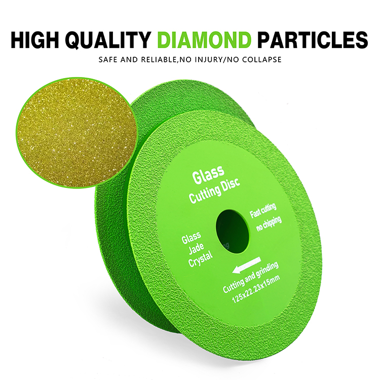 New Green Thin Saw Blade Wheel Glass Ceramic Cutting Tool 4 Inch Ultra-thin Diamond Saw Blade Wheel Glass Cutting Disc