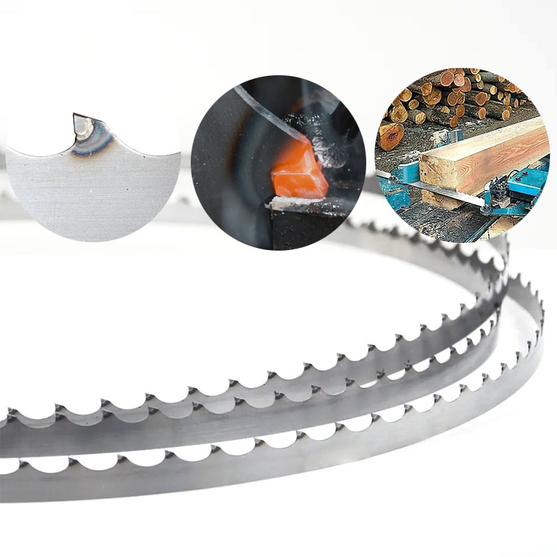 Factory Direct Sales Industrial Laser Welded Band Saw Blade High Hardness Alloy Steel Carbide Blades