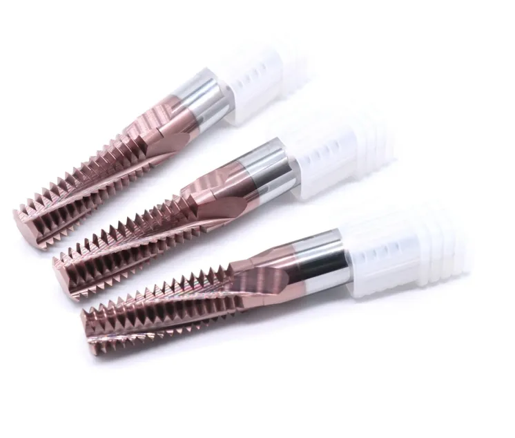 Solid Tungsten Carbide End Mill CNC Tool Carbide Cutter Thread Milling Cutter