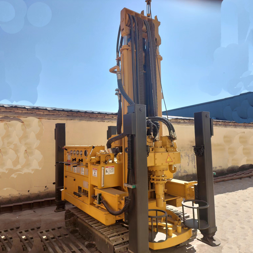 HOT SALE Diesel Automatic Rotary BX300B Drill Rig Machine With Engine &amp; Bearing For Deep Well Water Drilling Movable