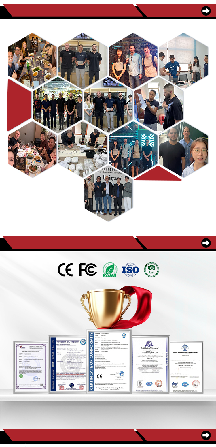 Customer Group Photos & Certificate of Honor