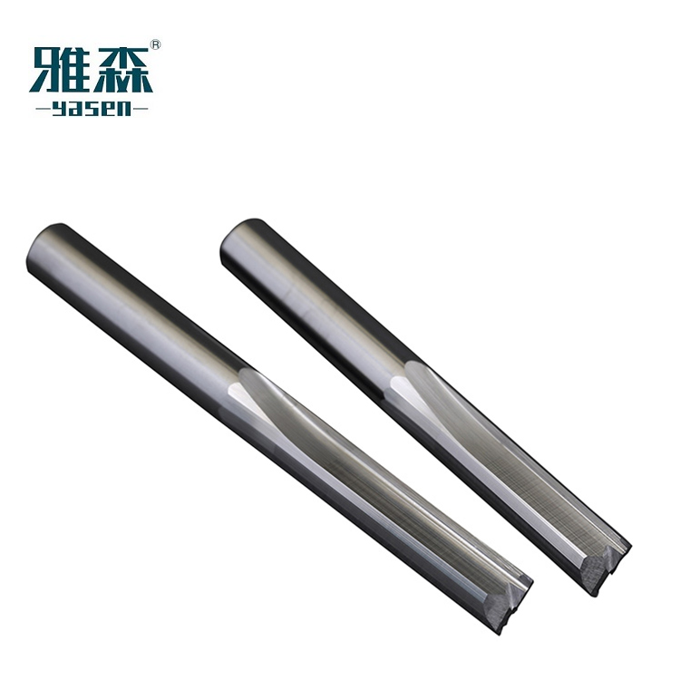 Solid Carbide End Mill for MDF CNC Milling 2 Flutes HRC60 Straight Clamp