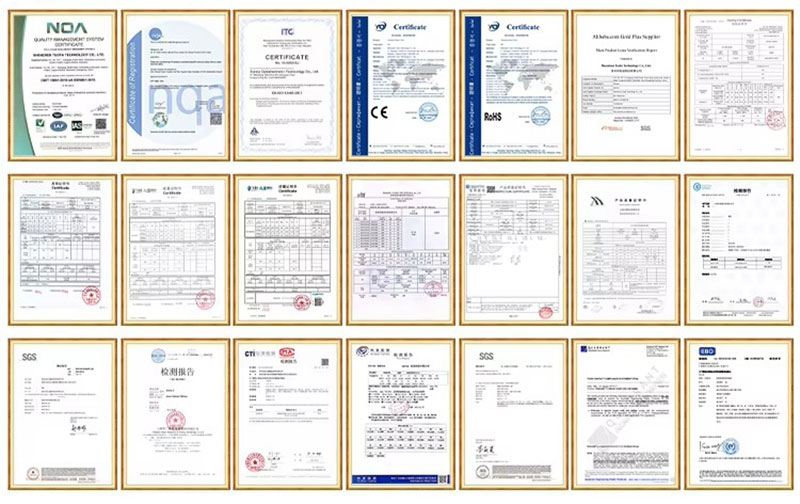 ISO Quality and Trade Certificates