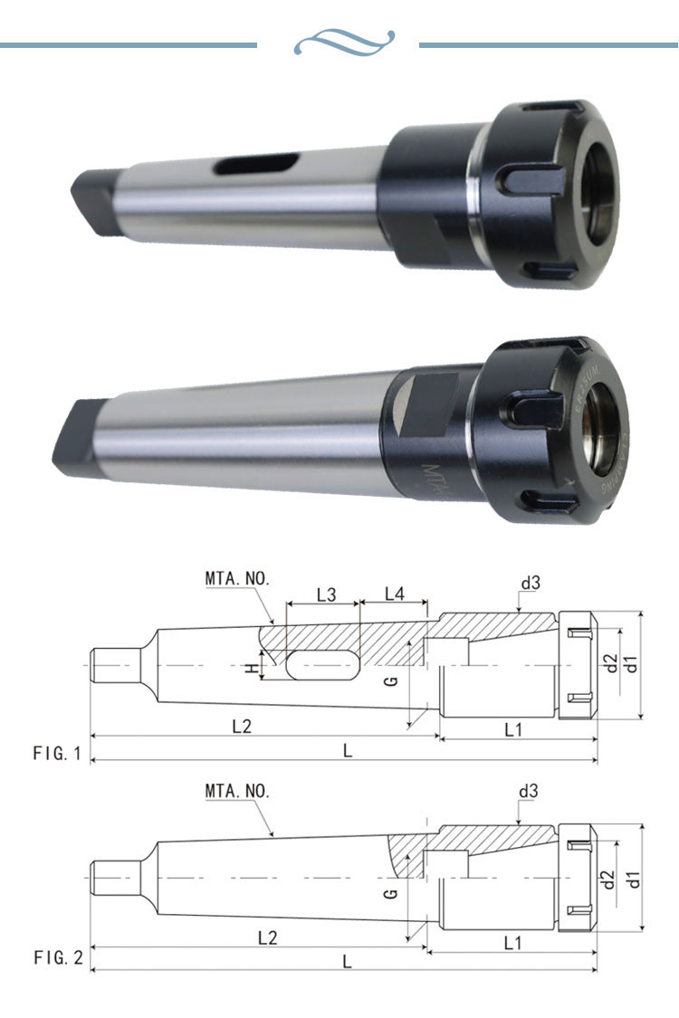Collet Dimensions Reference
