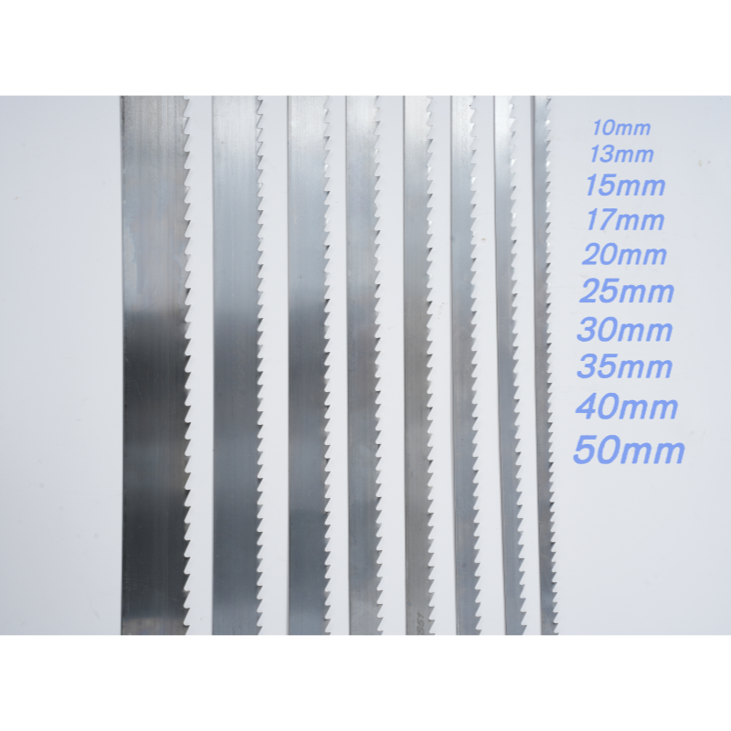 EJ Industrial Budget-Friendly All-Purpose Fine Tooth Bandsaw Blade White Flexible Smooth Cutting Softwood Light Hardwood Plastic
