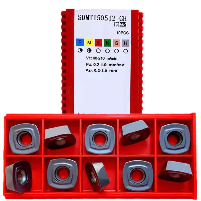 SDMT120512-GH TG1115 PVD Coated OEM Indexable Carbide Inserts for Lathe &amp; Milling Tools