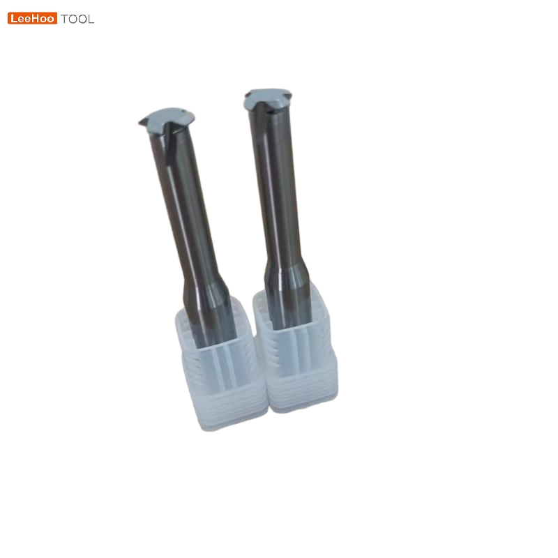 Solid Carbide 4 Flute Single Teeth Thread End Mills Cutter Thread Milling Cutter with Tialn Coating