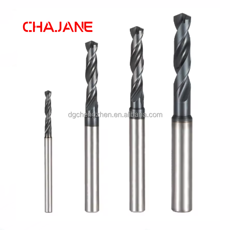 Solid Tungsten Carbide Drill Bits 1.0-12mm CNC Twist Drill Bit Stainless Steel Metalworking Milling Cutter Tools for Machine