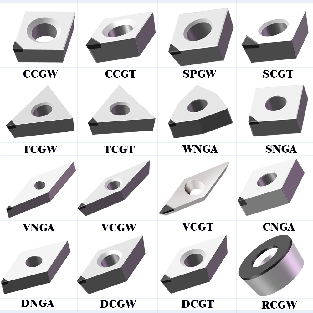 PCD CBN Turning Inserts CNC Tools Insert External Turning Tools PCBN Turning Cutters CNC Lathe Diamond PCD Insert
