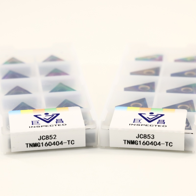 Jvchang High Quality TNMG Triangle Carbide Tungsten Inserts Tialn Coated External Turning Tools OEM Customizable CNC Lathe