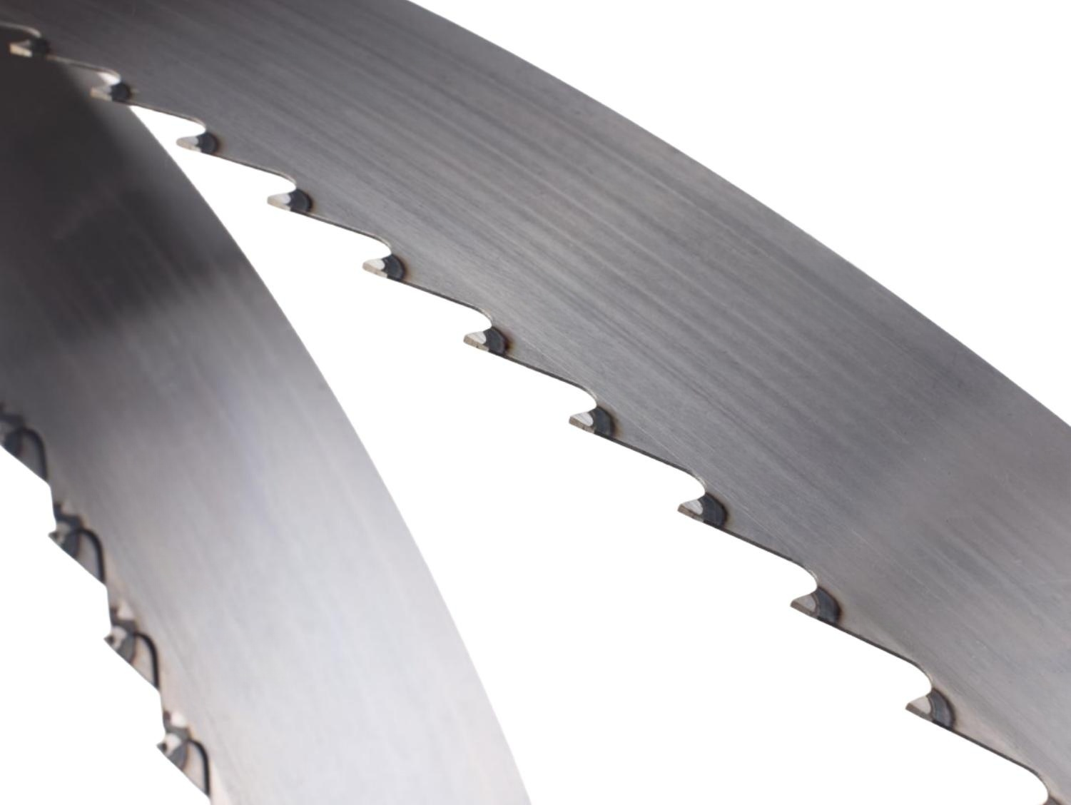High Frequency Welded Stellite Band Saw Blade For Sawmill Alloy Steel Material OEM CNC Sharpening For Cutting Wood MUWEI Brand