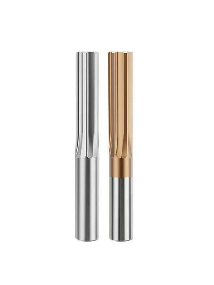 Tungsten Steel Cemented Carbide Spiral Reamer H7 Tolerance High Precision Nanoscale