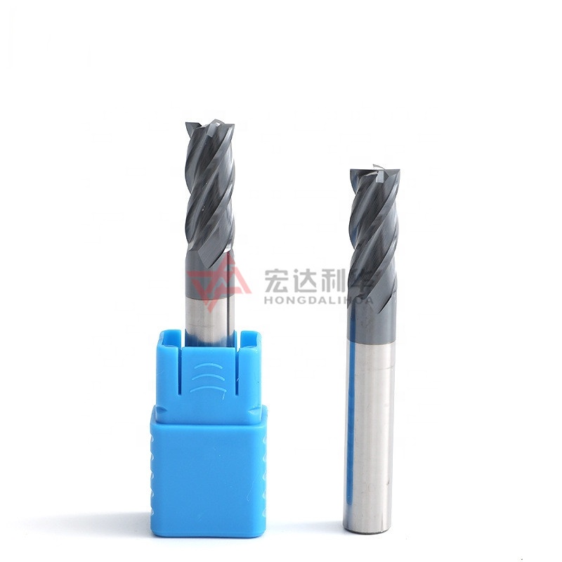 HRC55 Solid Carbide End Mill Flat End Mills for Aluminum Cutting