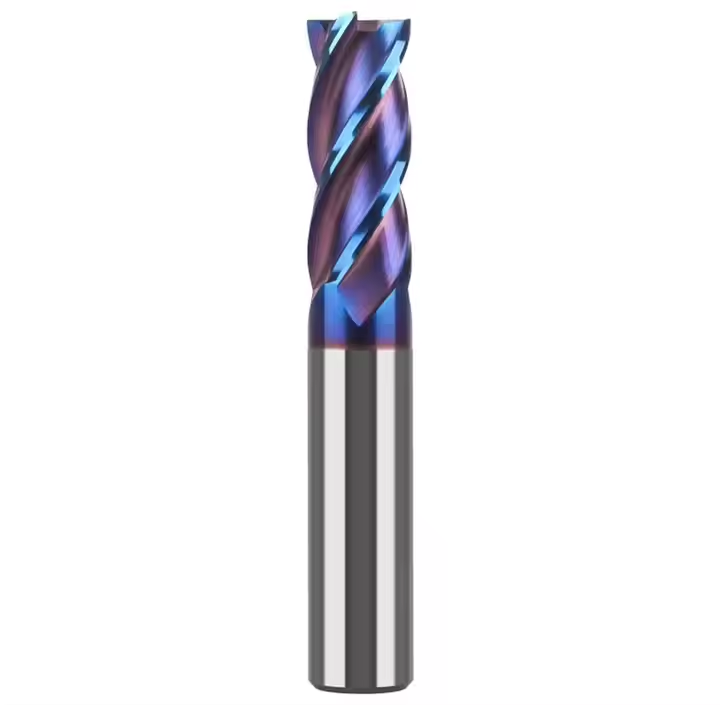 High Quality Carbide Milling Cutters 4 Flutes End Mill Cutter HRC65 CNC End Mill For Metal Processing