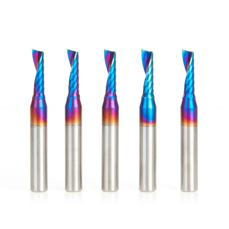 Factory OEM Customizable Solid Carbide Milling Cutter CNC Tools Cut Endmill 2/4 Flute One Flute Ballnose Spiral Router Bit for
