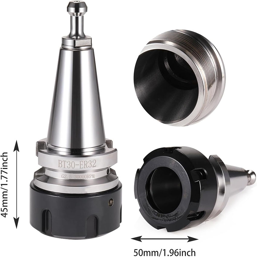 High Quality Lathe Machine Tool Holders 5c Collet Chuck Bt40 Tool Holder Set Bt-30 Collet Chuck