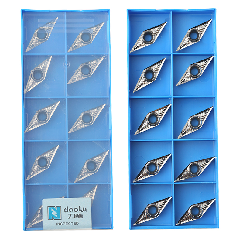 CNC Customized Inserts Tool for Aluminium External VCGT160404-TK DK01 OEM Support Turned Tool