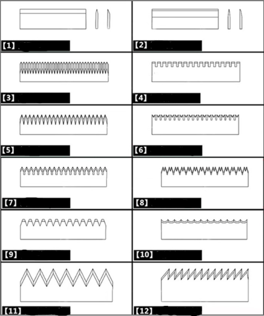 Industrial blades structure layout 1