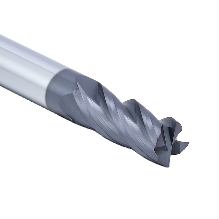ZHY Factory Direct Sale 2F Carbide Square Endmill Milling Cutter for Metal Tungsten CNC Cutting Tools