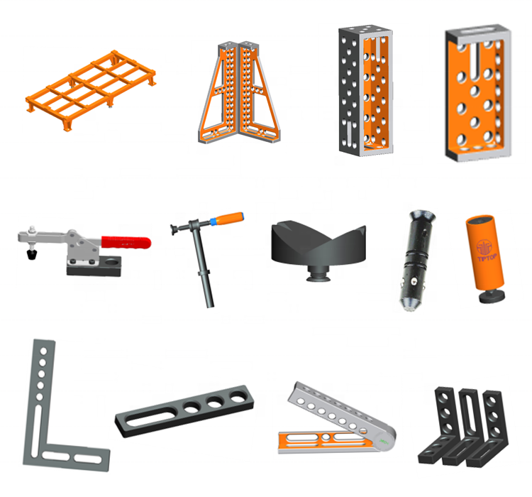 New Welding Table Accessories Steel Quick Locking Long Bolts Locking Pins