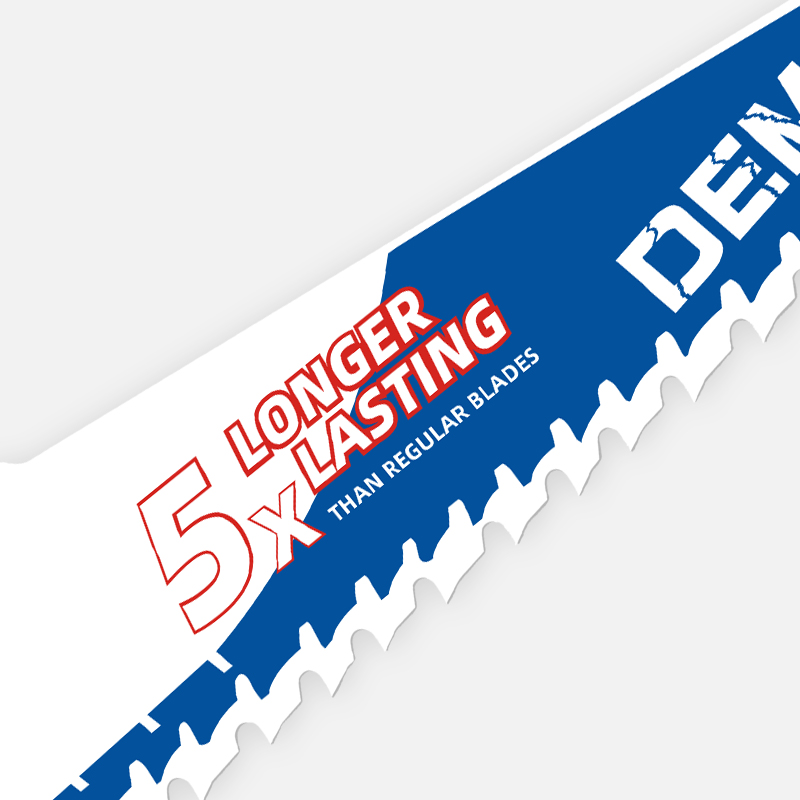 Customized Long Lasting 6" 9" 12" Bi-metal Demolition Reciprocating Saw Blade 4/6 TPI Sawzall Blades for Wood With Nail