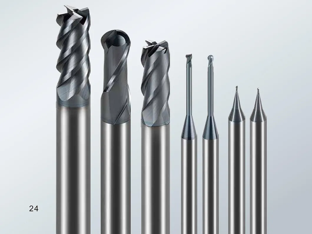 Gx Series Long Tool Life 2 Flutes HRC55 2mm Solid Carbide Ball Nose End Milling Boring Reamer CNC Cutting Milling Tools for Stainless Steel