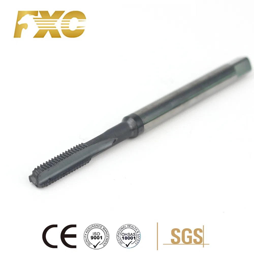 Solid Carbide Screw Tap CNC Taps Thread Milling Cutter for Steel with Coating