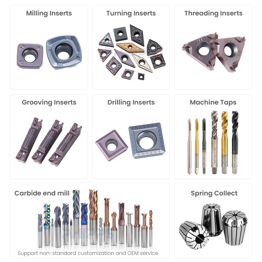 HRC55 HRC60 HRC65 2 3 4 Flute Custom Carbide End Mill CNC Cutting Tools Tungsten Steel Milling Cutter for CNC Machining