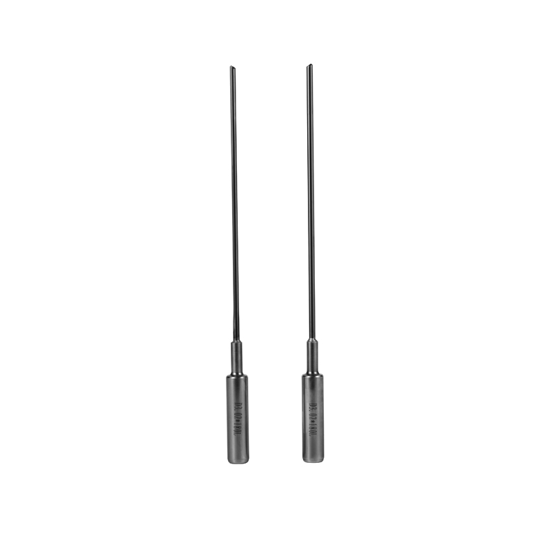 Single-fluted Deep Hole Gun Drills with Brazed Carbide Head