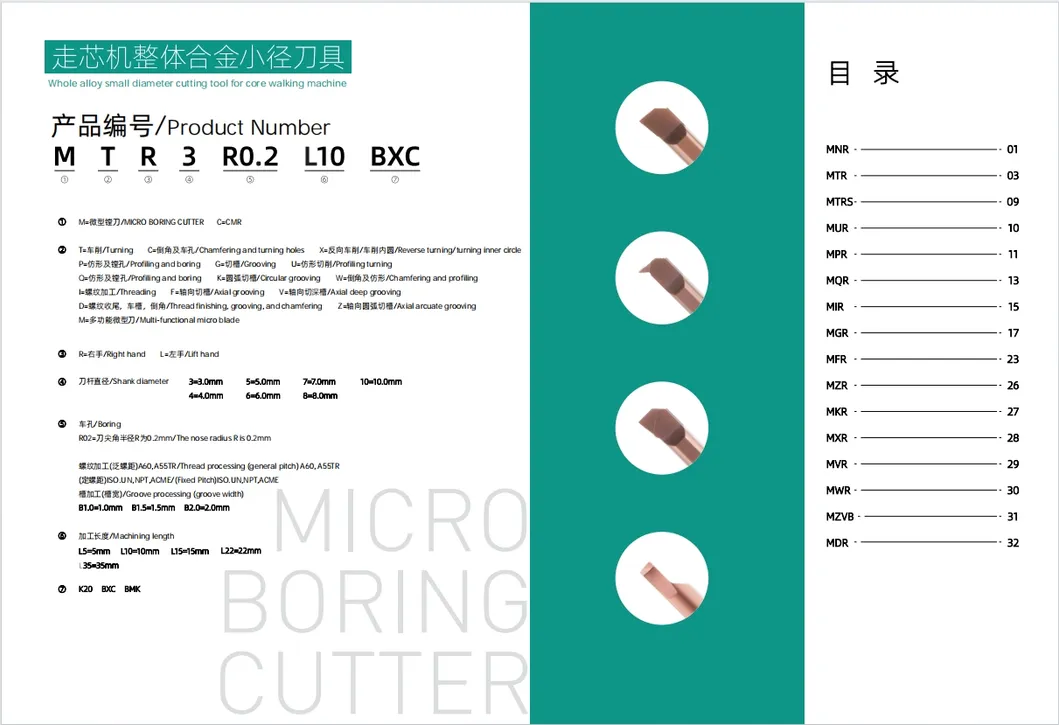 High-Precision Micro Boring Tool for Precision Small Holes