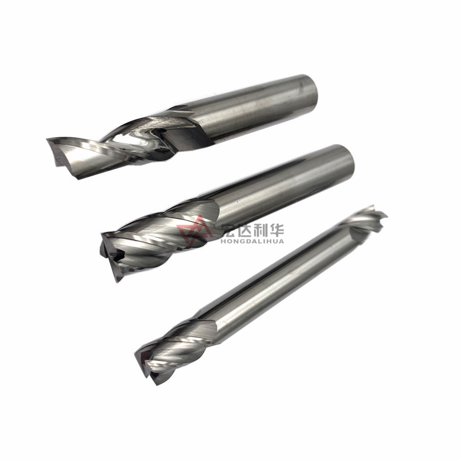 HRC55 Solid Carbide End Mill Flat End Mills for Aluminum Cutting