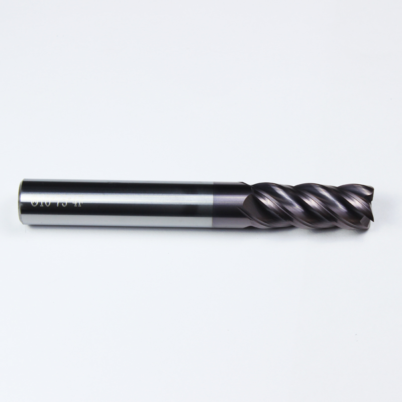 60-Degree Tungsten Steel Milling Cutter 4-Flute Carbide End Mill CNC Tool Stainless Steel Special Coating AK Dynamic Milling OEM