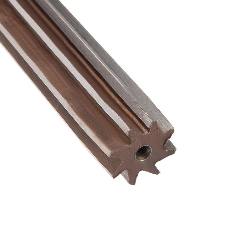 High-speed Steel Uncoated Hand Reamer Straight Shank Sizes 3/4/5/6/7/8/9/10/12/14/16mm For Drill Press Model AR69 Made China