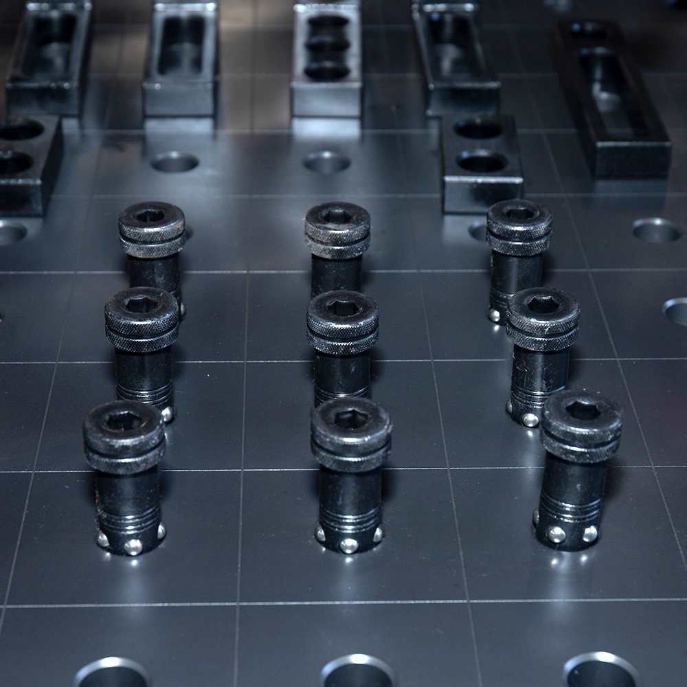 3D Accessories Quick Locking Long Bolts With Five Steel Ball Positioning 3D Welding Table Pins
