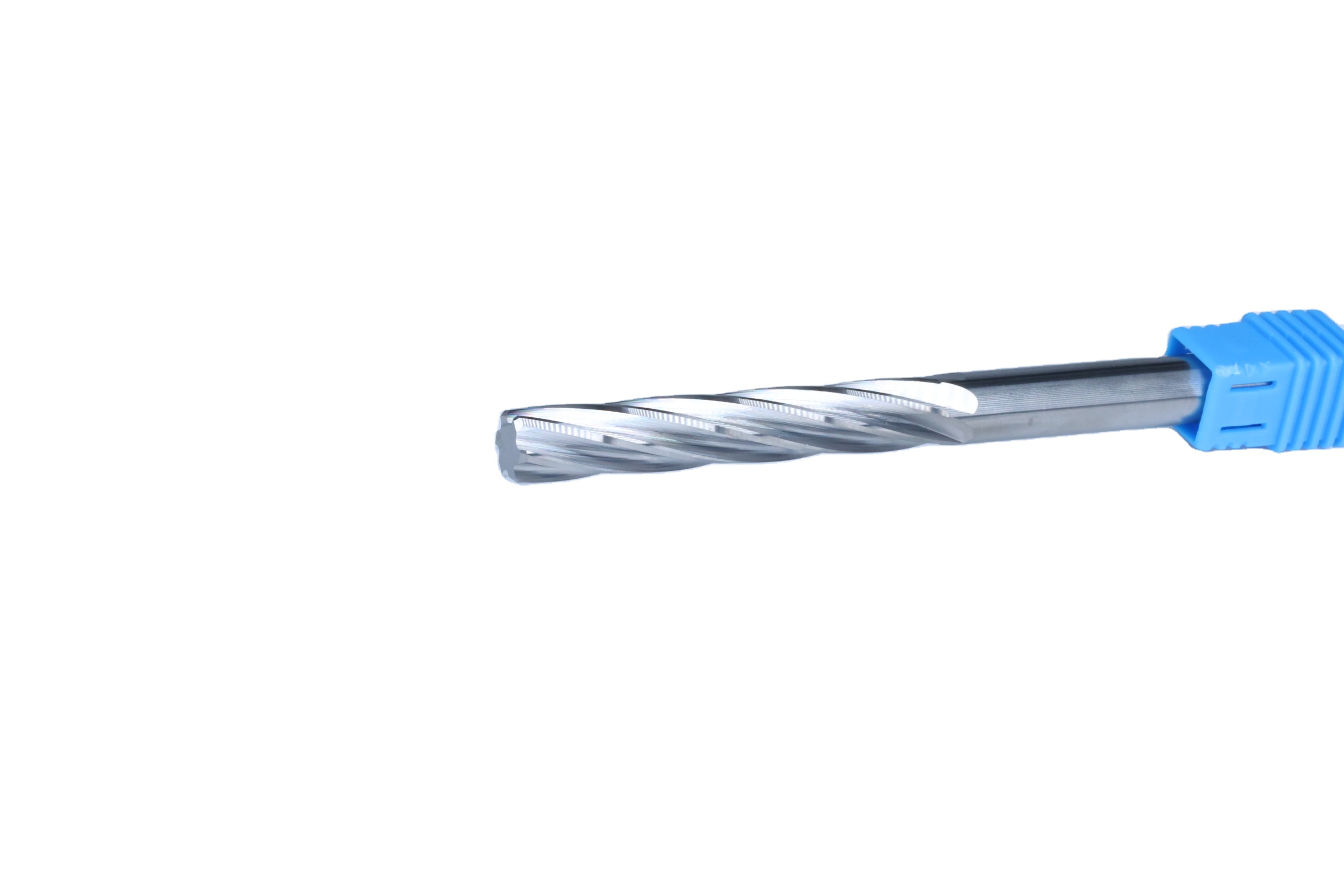 Spiral Flute Carbide Machine Reamer with Straight Shank for CNC Steel Hole Finishing Long Reamer Custom Cooper coated