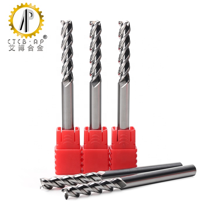 Manufacturer CNC Tools 1/2/3/4/6 Flutes Flat Ball Nose Corner Radius Aluminum Carbide Milling Cutter Carbide End Mill