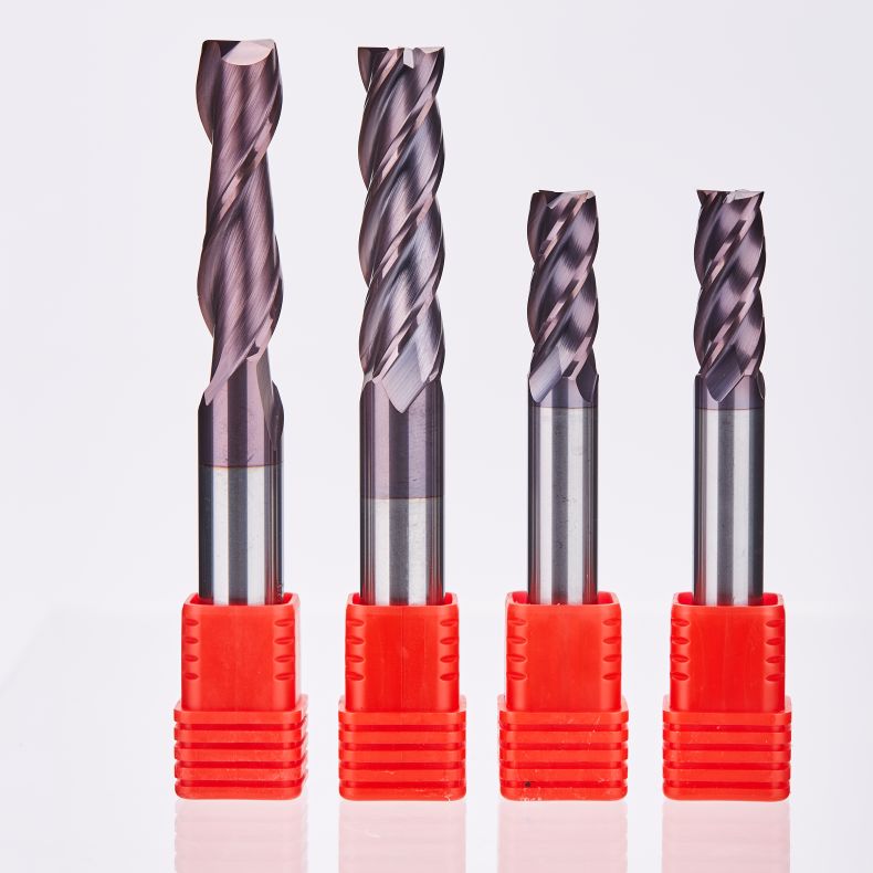 Factory Milling Cutter CNC Tools Endmill Solid Carbide HRC45 HRC55 HRC65 Endmill 4 Flute Flat Fresa End Mill