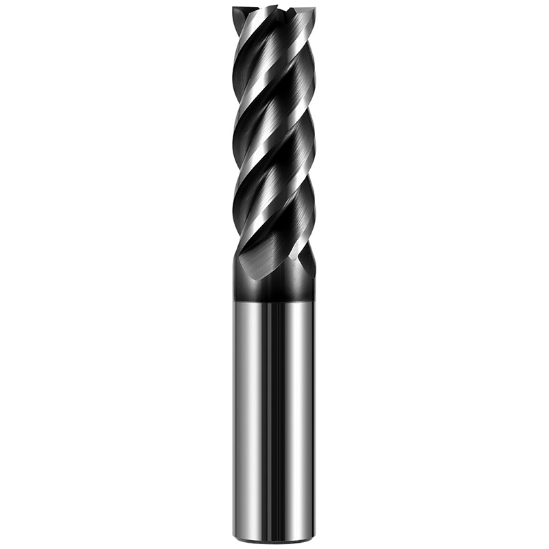 4 Flute TiAlN Coated Solid Carbide 1-20mm CNC Milling Cutter End Mill Cutting Tungsten Cobalt Alloy Significantly Strong Core