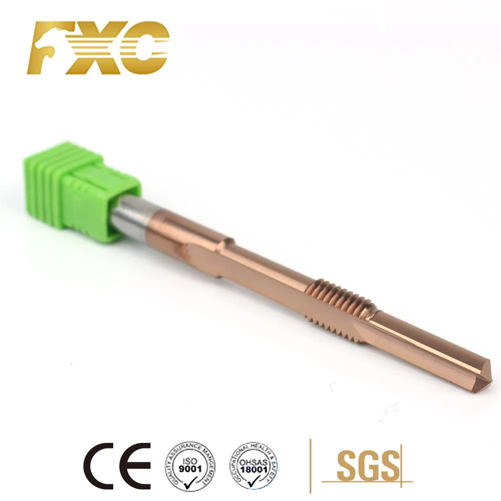 Solid Carbide Screw Tap CNC Taps Thread Milling Cutter for Steel with Coating