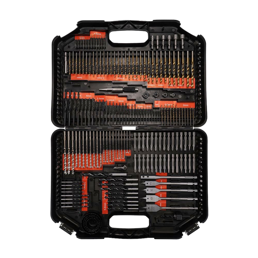 246pcs Drill Bit Set for Metal Wood Masonry DIY Projects Durable and Comprehensive Tool Kit