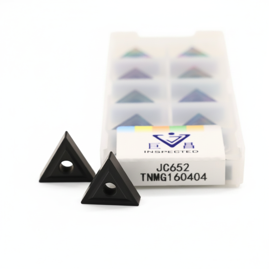Jvchang TNMG160404 TNMG160408 TNMG160412 Triangle Full CNC Turning Inserts Tialn Coated Carbide Inserts High Wear Resistance